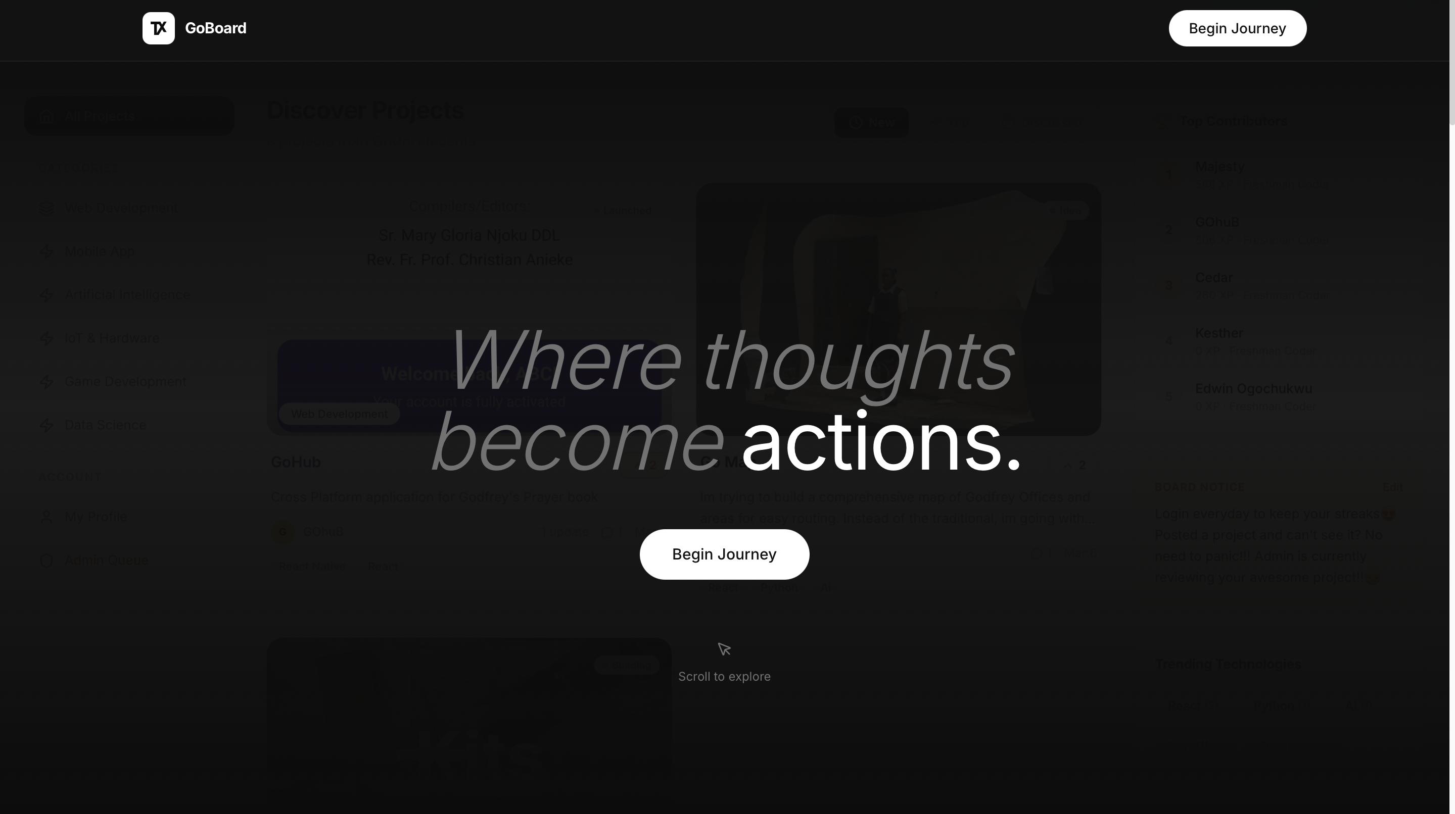 GoBoard Technical Showcase